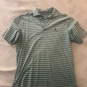 Peter Millar Men's Striped Polo Shirt - Mountain Lake Golf Club